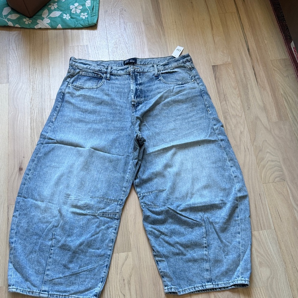 GAP Light Blue Flare & Wide Leg Jeans